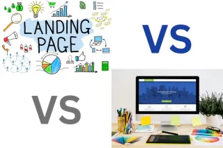 Top 5 differences between a Website and a Landing Page