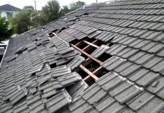 Roof Damage After A Storm
