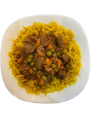 Beef and vegetable korma