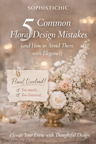 5 Common Floral Design Mistakes (and How to Avoid Them with Elegance)