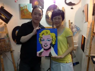 【Nature Art Workshop】投行高層變身Andy Warhol繼承人？！跟住羅Sir學畫驚喜大發現！🎨✨