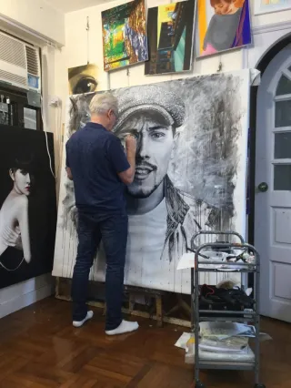 【Nature Art Workshop】英國藝術經紀人化身藝術家！跟住羅Sir畫出親情流露！🎨✨