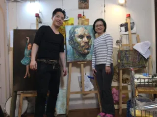 【Nature Art Workshop】十年磨一劍！師承羅Sir嘅Pearl姐靚到震古爍今！厚塗油畫技驚四座！🎨✨