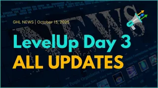 LevelUp Day 3 - All Updates
