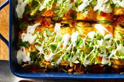 Chicken & Zucchini Enchiladas Recipe