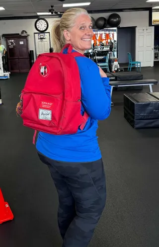 Red Backpack