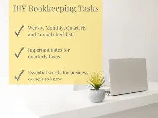 PRINTABLE DIY BOOKKEEPING TASKS FOR THE SMALL BUSINESS OWNER