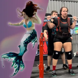 The Mermaid Powerlifter Who Found Her Voice