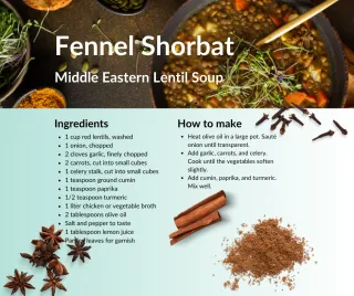 Discover Fennel Shorbat's Nutritional Power