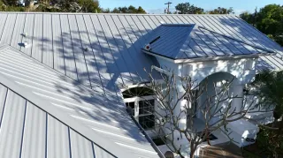 Dove Gray KYNAR Standing Seam Roof in Dunedin, FL