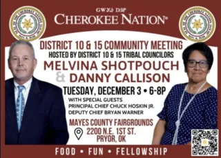 Cherokee Nation District 10-15 Community meeting