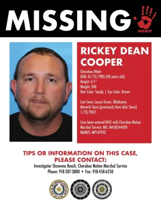 Cherokee Nation Marshal Service Searching for Man Missing Since 2022