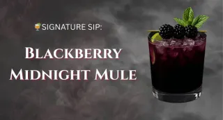 Blackberry Midnight Mule: A Hauntingly Elegant Halloween Cocktail