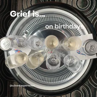 Grief is…on birthdays