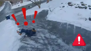 Heads Up: Dirty Driveways Can Lead to Falling In The Winter!