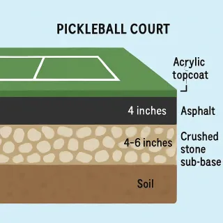 Asphalt for Pickleball Court: Cost, Thickness, and Lifespan