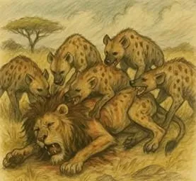 LEADERSHIP LESSONS INSPIRED BY THE IMAGE OF A LION IN DECLINE