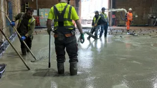 Flawless SCC Pour at Twickenham: Tarmac TopFlow Horizontal in Action