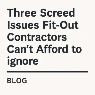 What to Check Before Signing Off a Screed Package on a Fit-Out