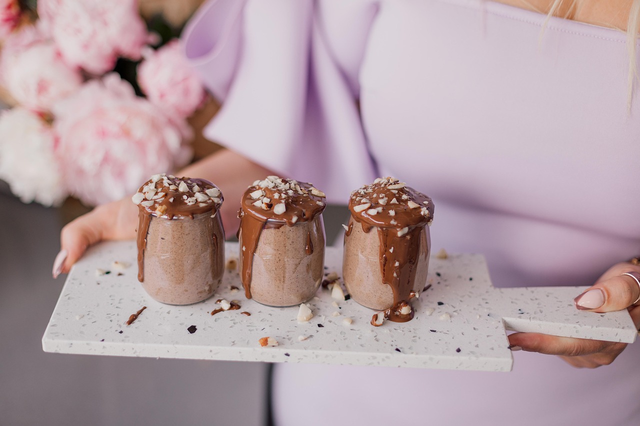 Celebra a mamá con un delicioso pudín de chocolate sin azúcar