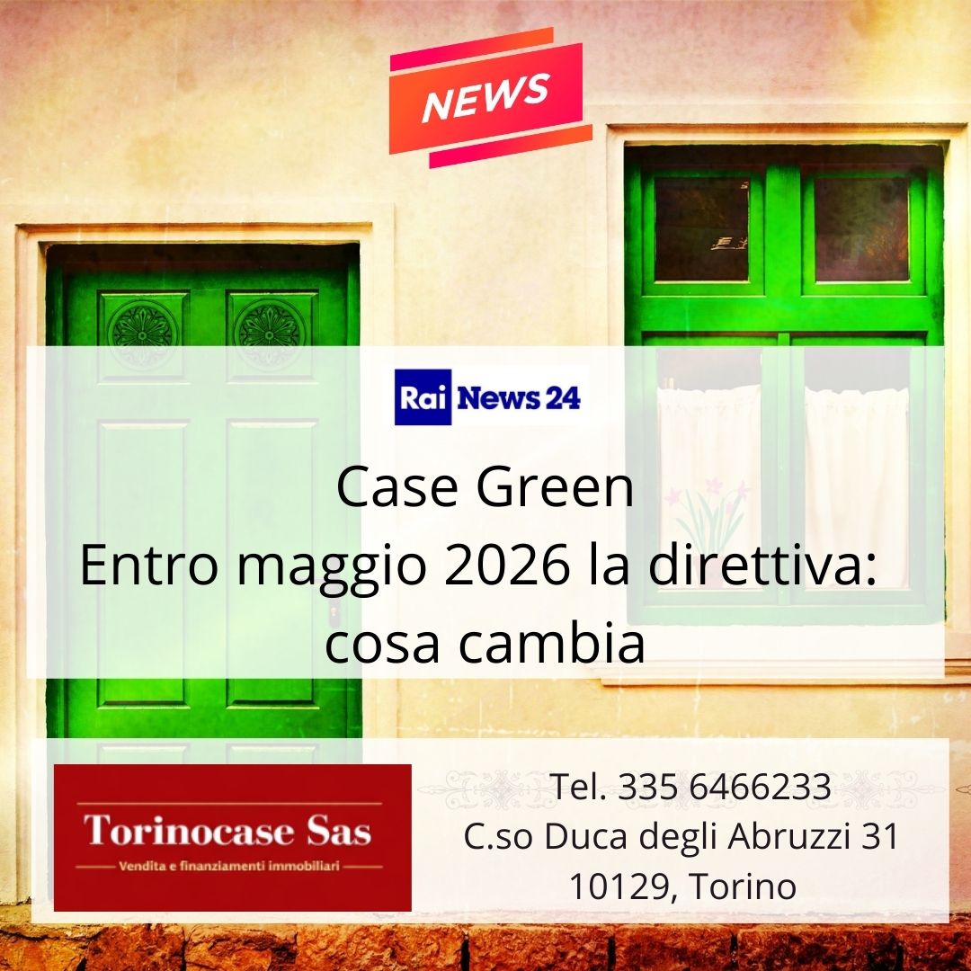NEWS: CASE GREEN entro maggio 2026 la direttiva: cosa cambia