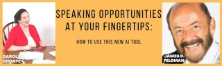 Find Speaking Opportunities In ONE Step With This AI Tool