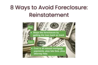 8 Ways to Avoid Foreclosure: Reinstatement