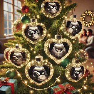 Christmas Tree of Love: Decorating with Ultrasound Ornaments