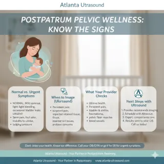 Postpartum Pelvic Symptoms: When Imaging Might Be Recommended (and what to do next)