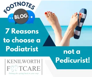 Why you should choose a Podiatrist, not a Pedicurist, this summer.