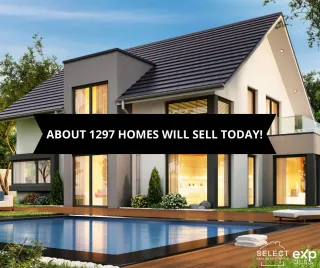 About 1297 Homes will Sell Today!
