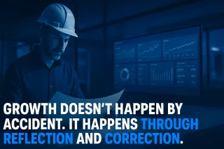 Growth Doesn’t Happen by Accident: The Power of Reflection and Correction