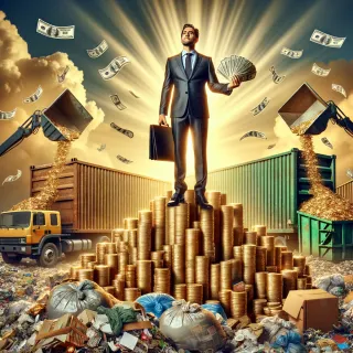 Dumpster Diving for Dollars: The Waste Tycoon's Secret Weapon for Crushing Competition and Building a Trash Empire That Prints Money