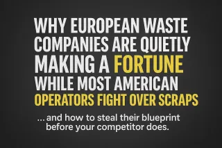 How to Beat Every Other Waste Company in Your Region—Using the Same 6 Strategies That Are Dominating Europe