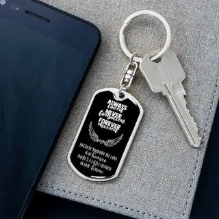 Dog Tag Keychain