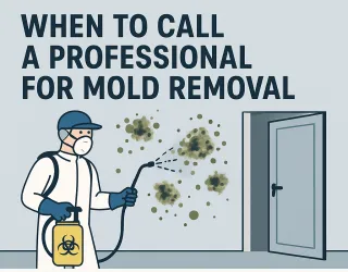 When to Call a Professional for Mold Removal