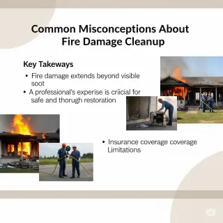 Common Misconceptions About Fire Damage Cleanup