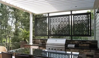 Lattice Panels: A Privacy Solution for a Deck