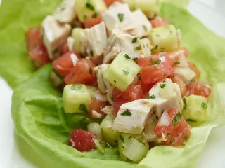 Cool Summer Cucumber and Tomato Toss
