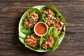 5 Spice Pork Lettuce Cups
