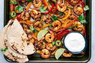 Shrimp Fajitas