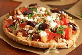 Greek Pita Pizza