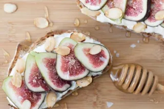 Toast with Figs, Ricotta, and Honey