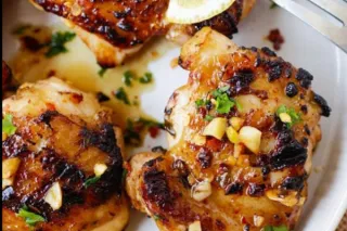Lemon Basil Garlic Chicken