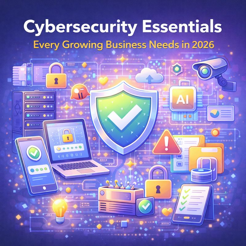 Cybersecurity Essentials Every Growing Business Needs in 2026