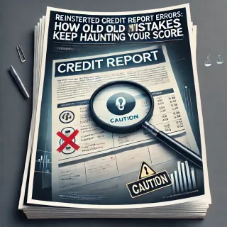Reinserted Credit Report Errors: How Old Mistakes Keep Haunting Your Score