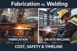 Structural Steel Fabrication vs. On-Site Welding: Cost, Safety, and Timeline Comparison