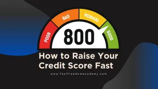 Raise Credit Score Fast - Simple Steps for Quick Results