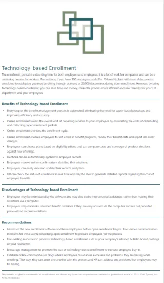 Technology-based Enrollment
