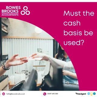 Must the cash basis be used?